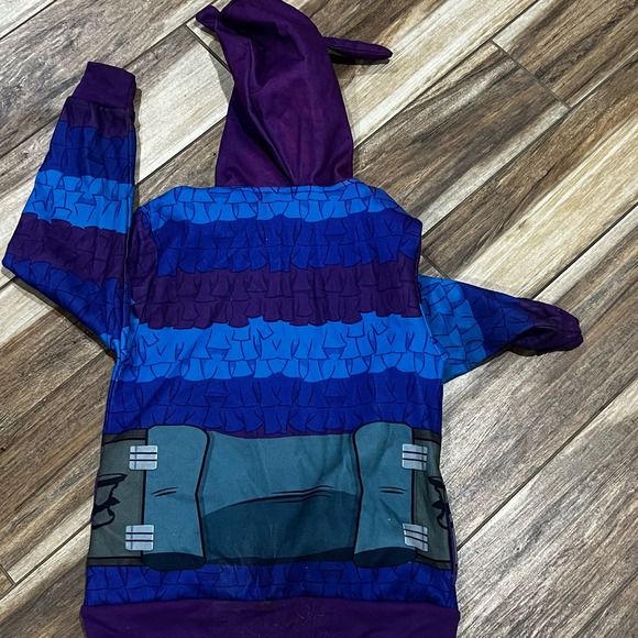 Fortnite kids blue llama hoodie - Picture 4 of 8